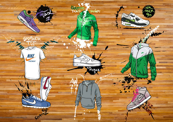 Nike wear clothes hoody t-shirt footwear grunge