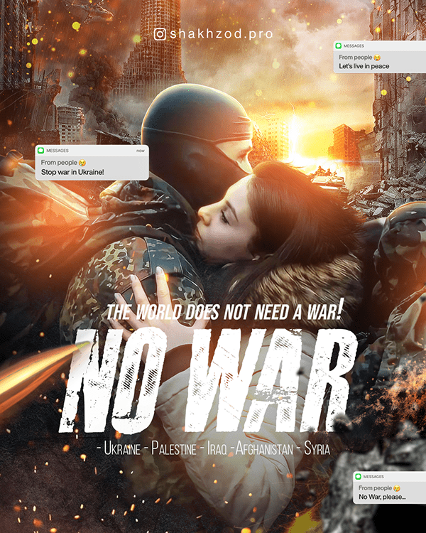 No War - Ukraine (Poster - movie, Presentation)
