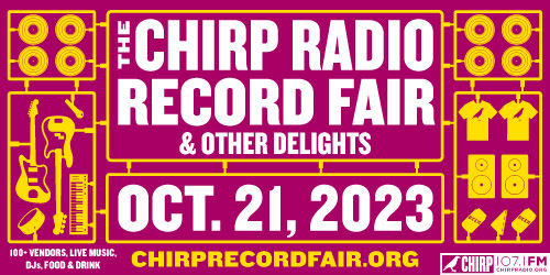 Radio chicago chirp design model record Event poster Environment design