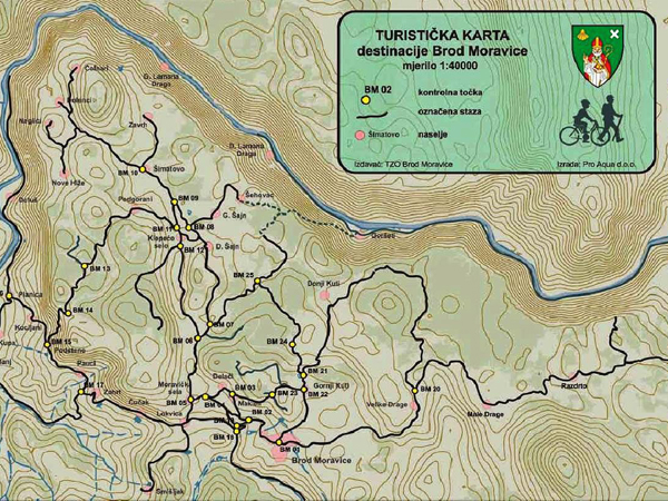 map hiking trails Bike Routes
