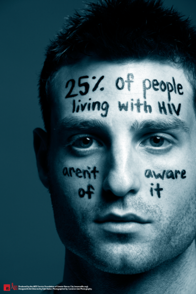 hiv AIDS HIV Awareness Spread the truth Not the disease visual advocacy kyle huber Millennial League kansas city community gay Straight poster