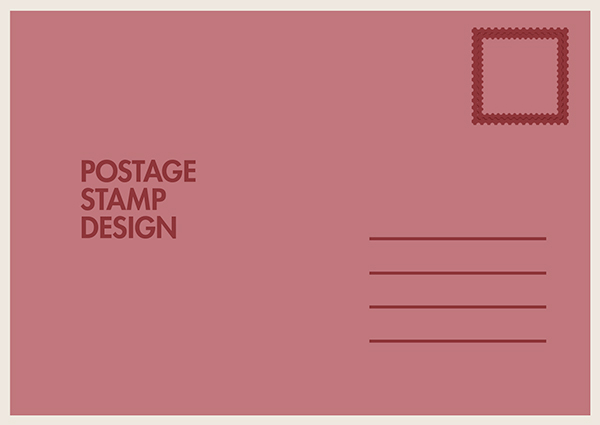 graphicdesign Postage stamps type details Corners Angles