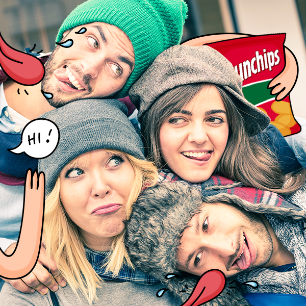 doodles potato chips Crunchips instagram ad ads social media