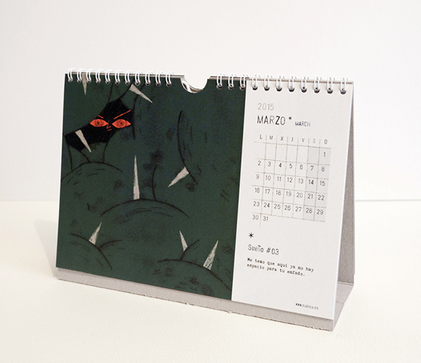 calendar Malota ilustracion