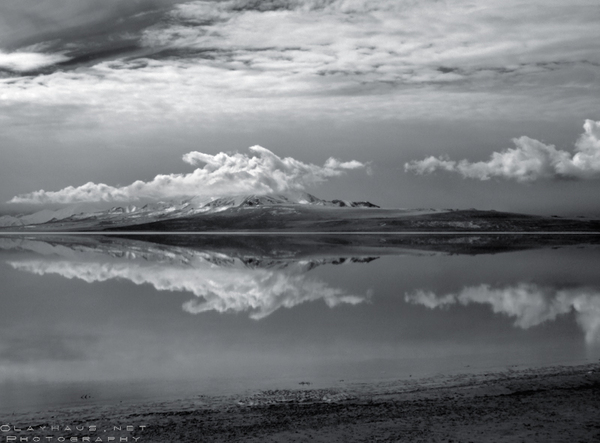 utah infrared IR digital Landscape black & white desert mountains valleys west desert great salt lake