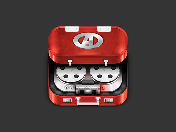 ios  app Icon iphone iPad ipod apple touch mobile skeuomorphic Render Real