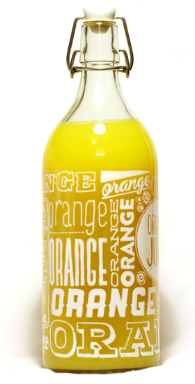 orange juice organic bottle glass dagny snorradottir