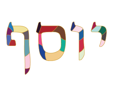 logo hebrew bar mitzvah colorful mosaic