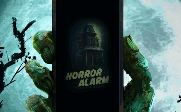 Ужас приложение hallowen мобильный alarm