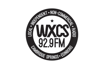 logo WXCS Radio edinboro All American screenprint concept 92.9 broadcast