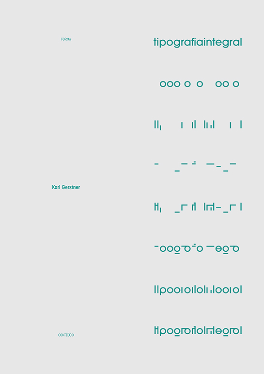 karl gerstner integral typography leaflet content Form Portugal school graphic