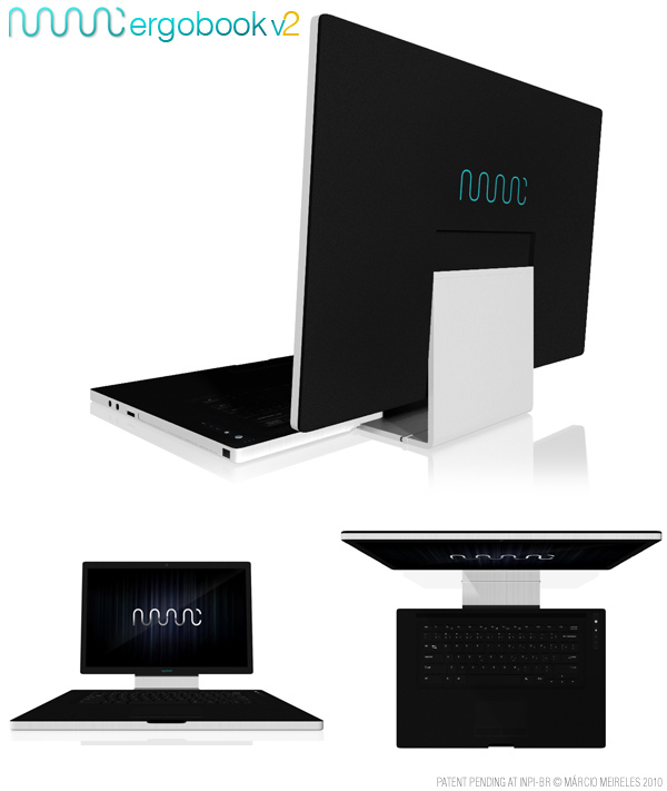 Computer 3D Laptop product ergonomic notebook