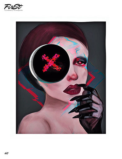 Art Magazine art publishing contemporary art contemporary woman Digital Art  Edgy Art Galya Kerns magazine modern art weird art