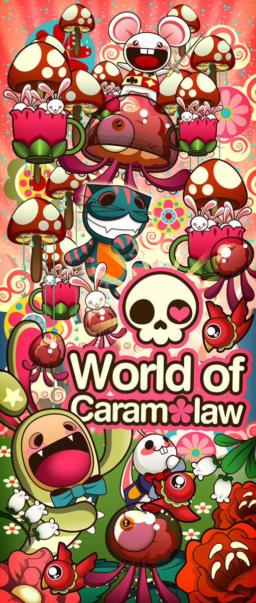 caramelaw Standee STGCC Colourful  rainbow candyart