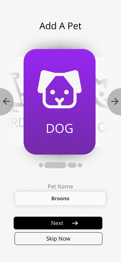 app design bird Cat design dog Figma mobile app design Pet tracking UI/UX