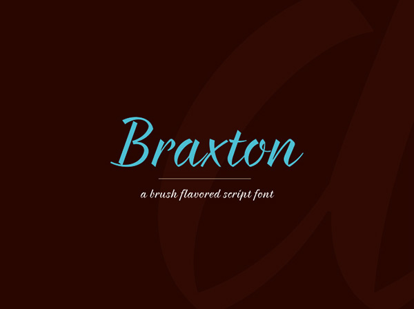 Braxton - free font