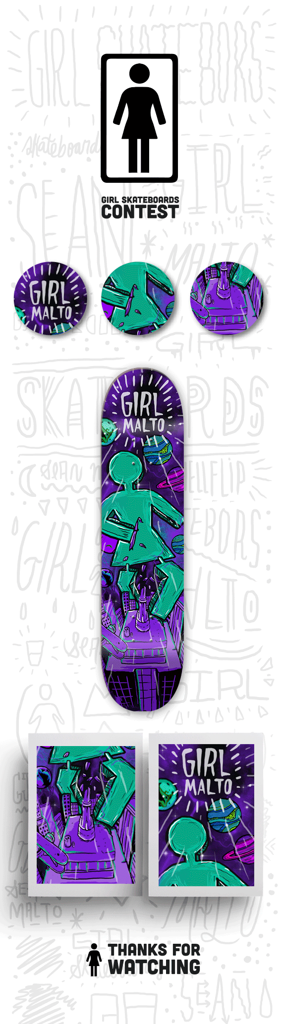 #girl # madethis girl madethis # girlskateboards # skateboard contest girlskateboards malto   seanmalto