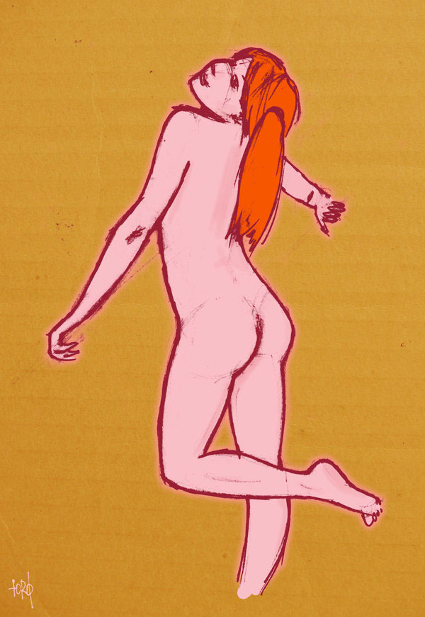 female anatomy sketches