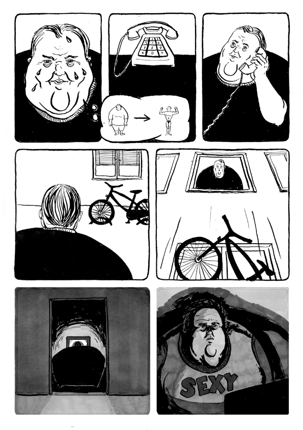 fat sexy comic comics weight Bicycle