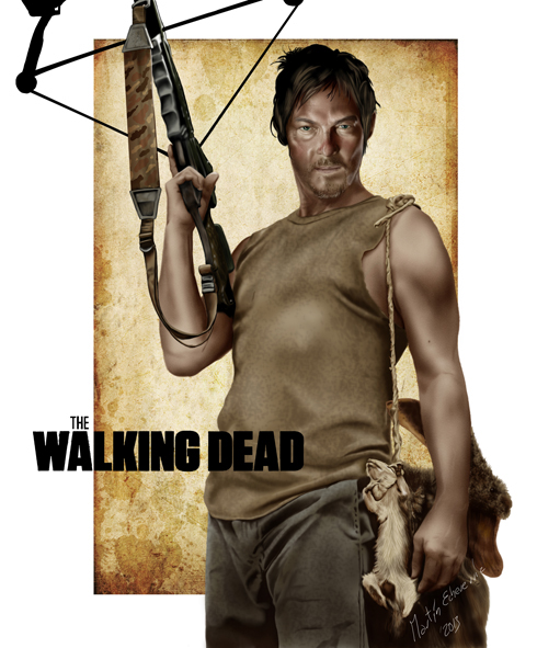 The Walking Dead Daryl Dixon on Behance