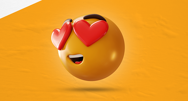 [FREE] 3D Heart Eyes Emoji