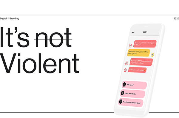 Chat UI idea #298: It's Not Violent - Website