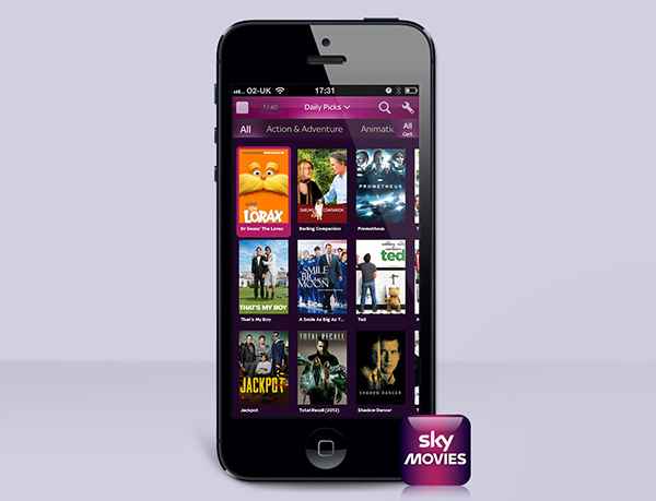 Sky Movies App on Behance
