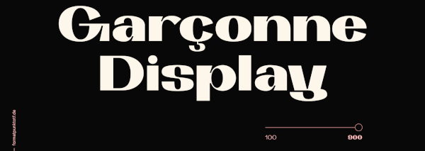 Garçonne Display Typeface