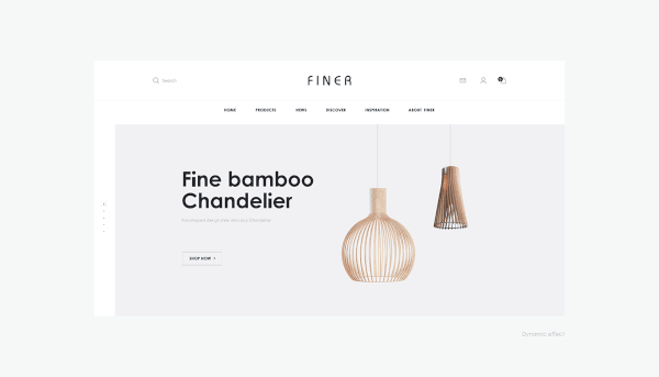 FINER Furniture Website Design