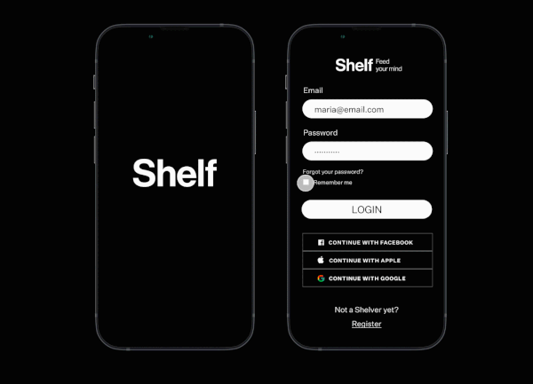 Shelf App Design – Book sharing