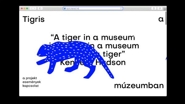 TIGER IN A MUSEUM