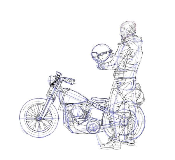 Zen and the art of motorcycle. Illustrations 5