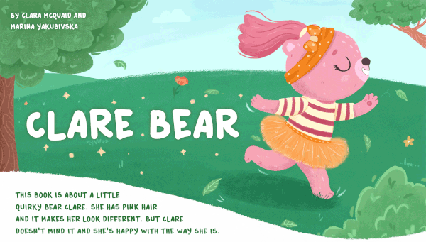 "Clare Bear" Children's Book Illustrations