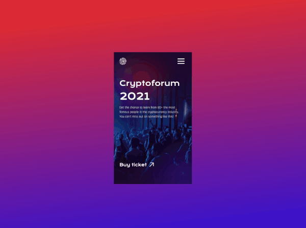 Landing page for Cryptoforum