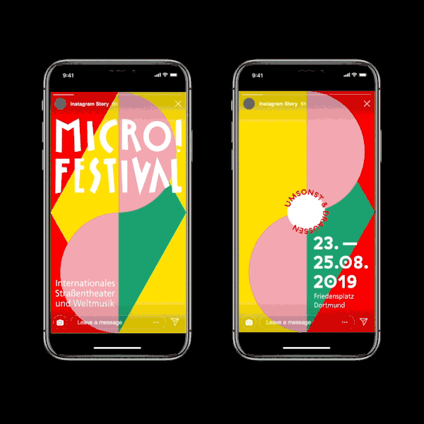 Visual identity for Micro!Festival