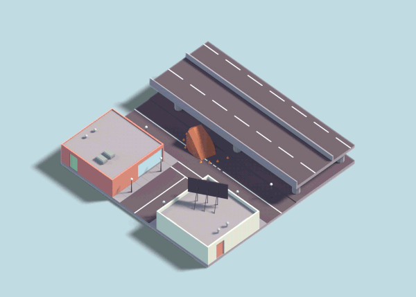 Low Poly Car Chase