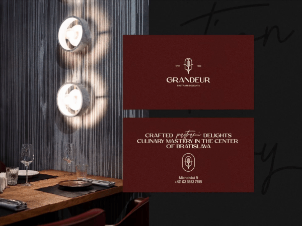 Grandeur | Restaurant Branding