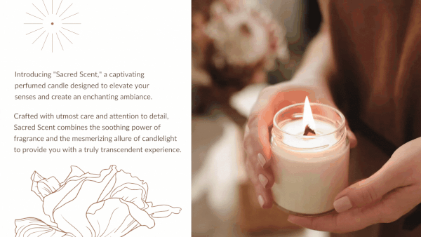 Sacred Scent Candles Visual Identity , Brand Identity