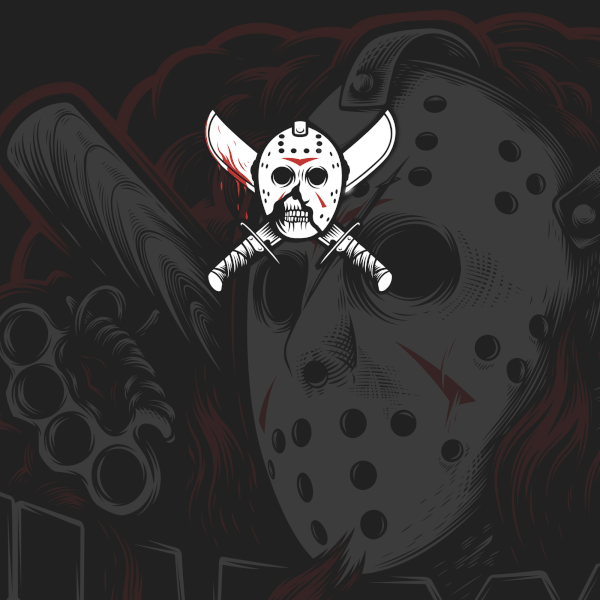 Jason Voorhees, illustration for t-shirt, (SOLD)