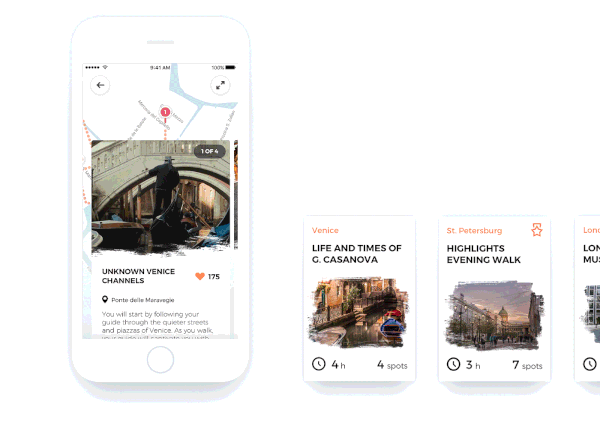 Trewel. Mobile app for travelers and local guides