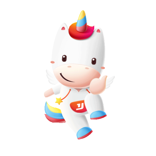 五克氮²×亿健跑步机︱独角兽吉祥物设计 IP形象Unicorn mascot