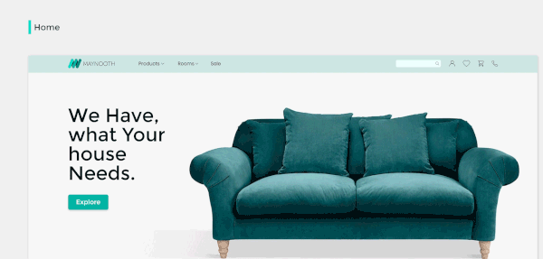 Maynooth's Furniture - UX case study and Web design