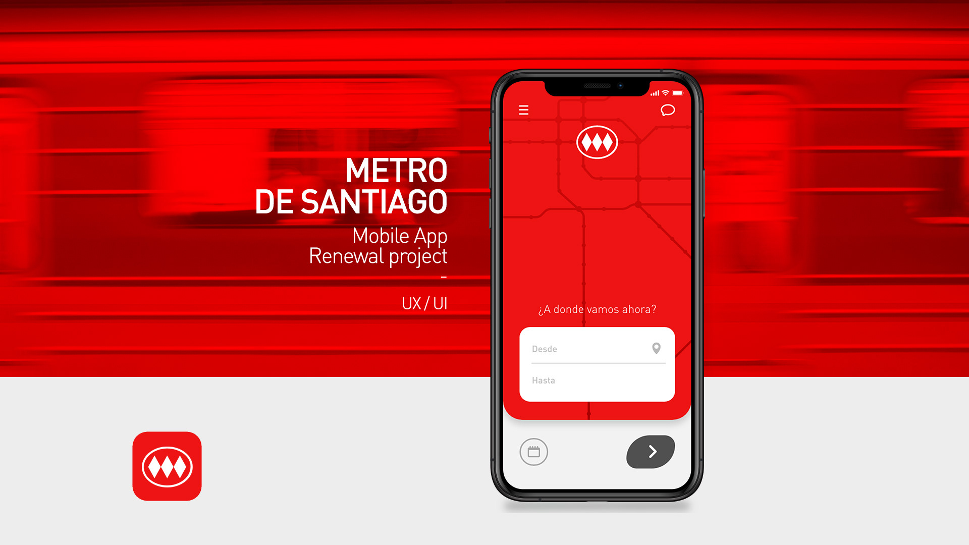 Metro de Santiago App on Behance