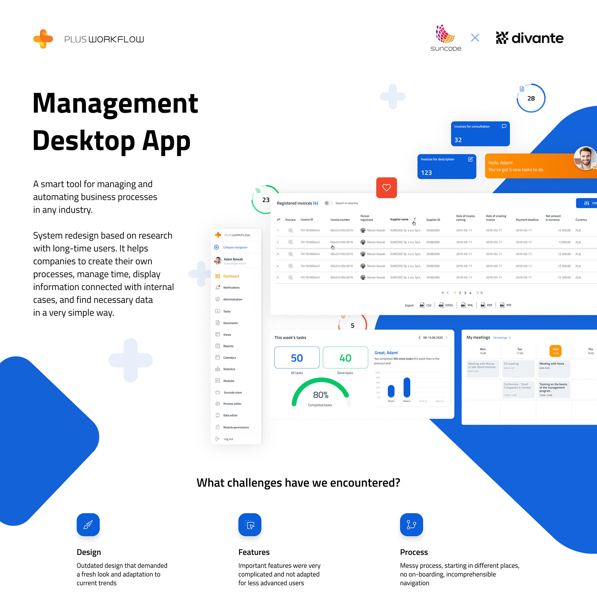 Plus Workflow - Management Desktop App