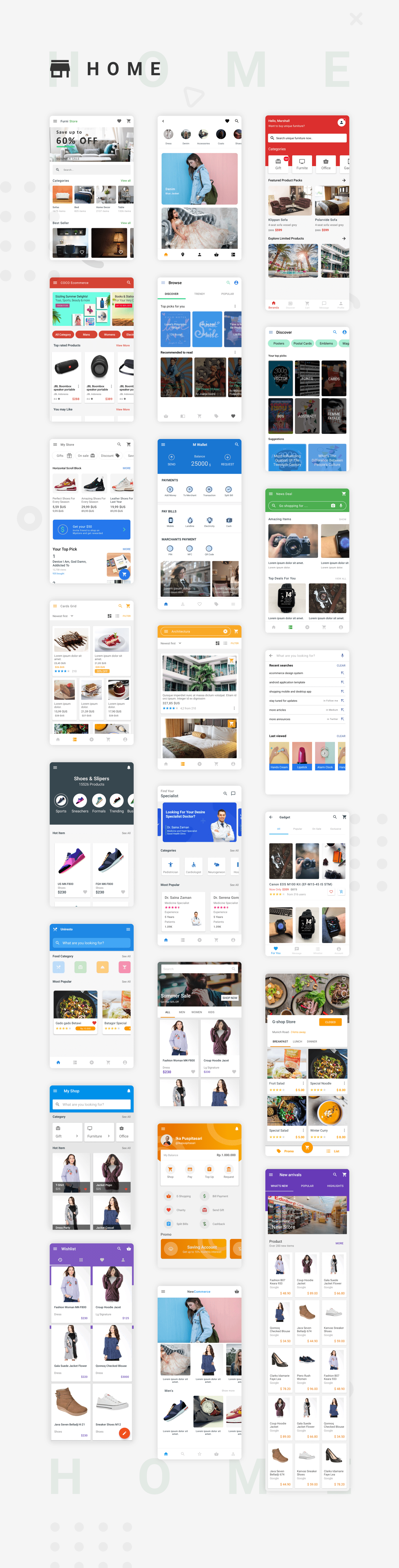 EcommerceX - Premium Ecommerce App UI Kit Template 1.0 - 1