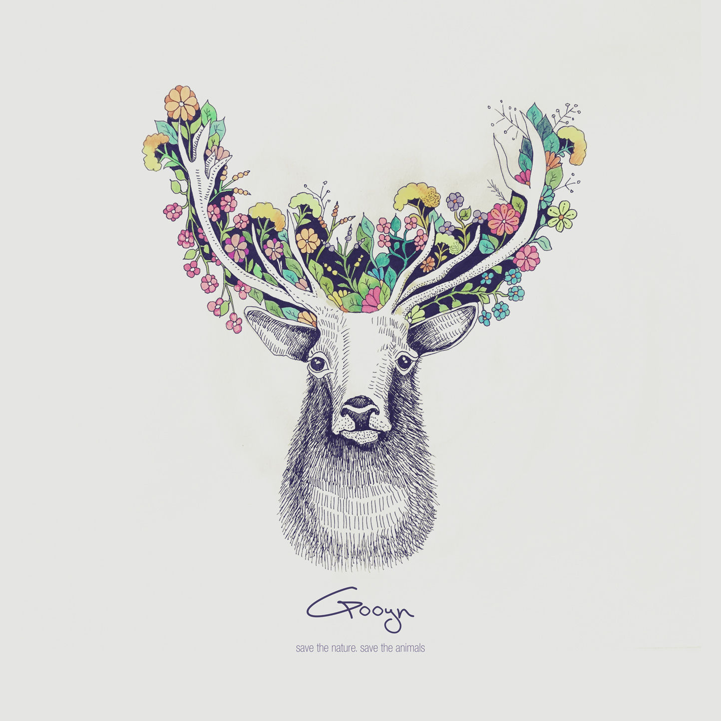 Save the nature, save the animals on Behance