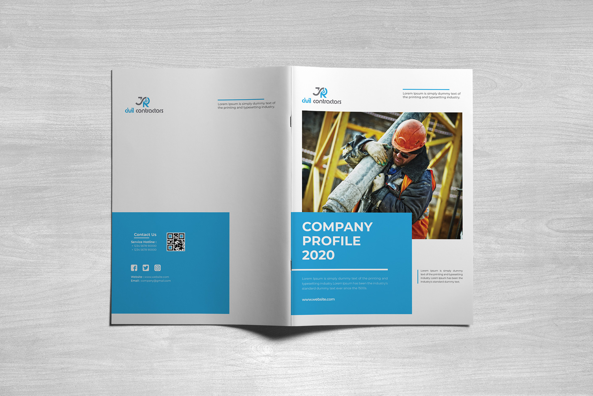 construction-company-profile-design-behance