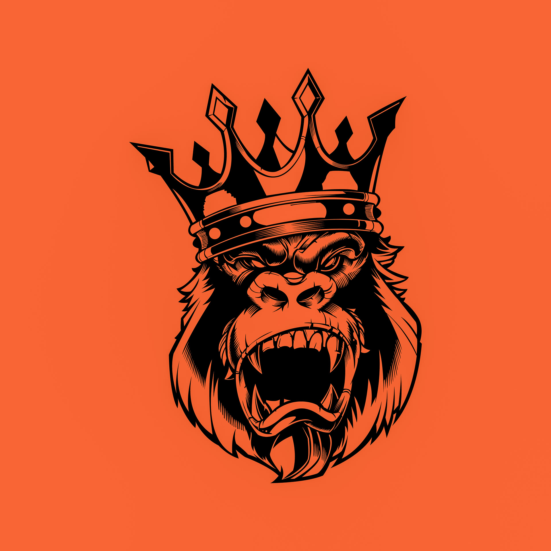 Kingkong mascot esport logo design - Stock Illustration [67009175] - PIXTA