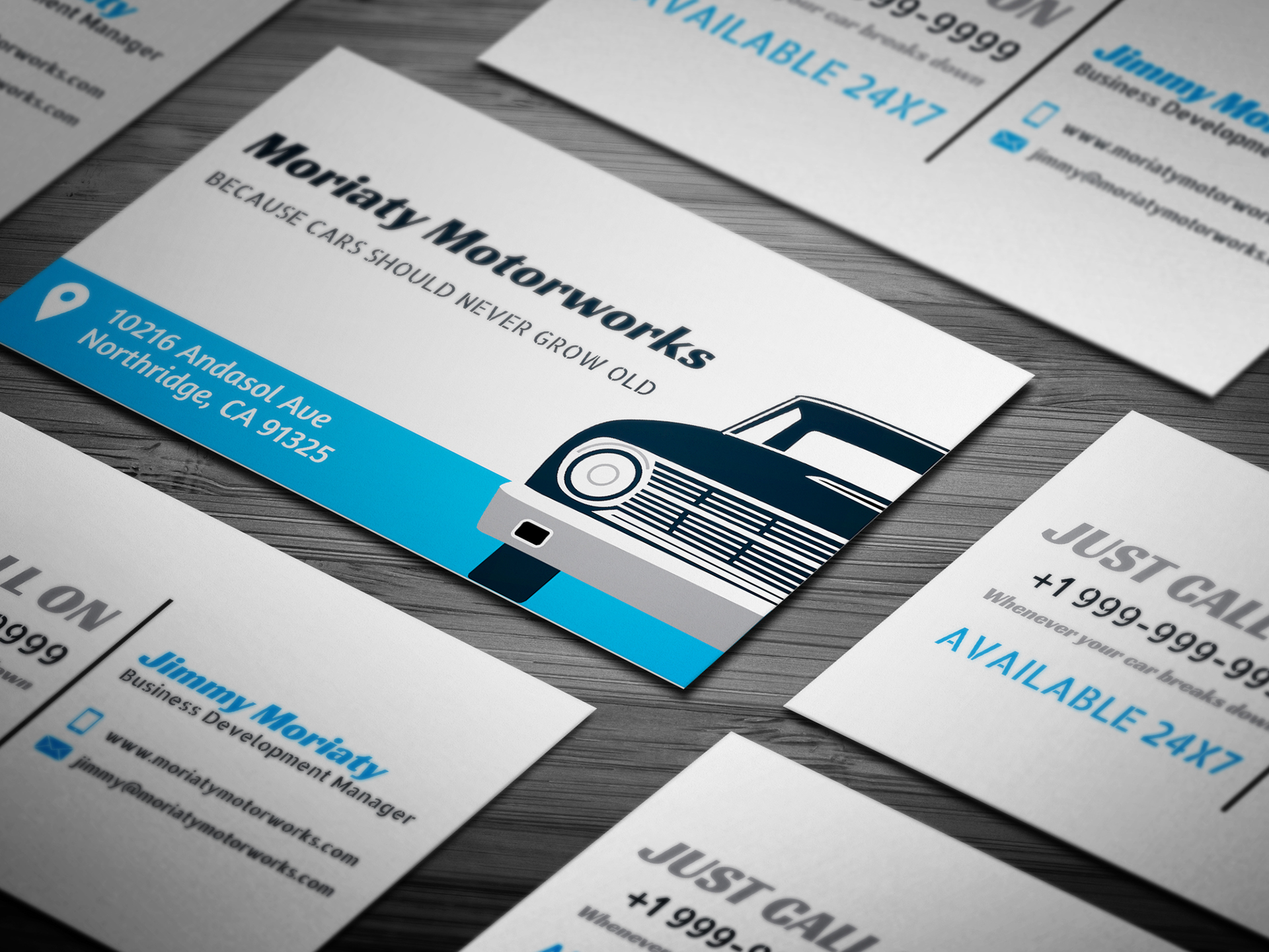 10+ FREE Automotive Business Card Templates on Behance