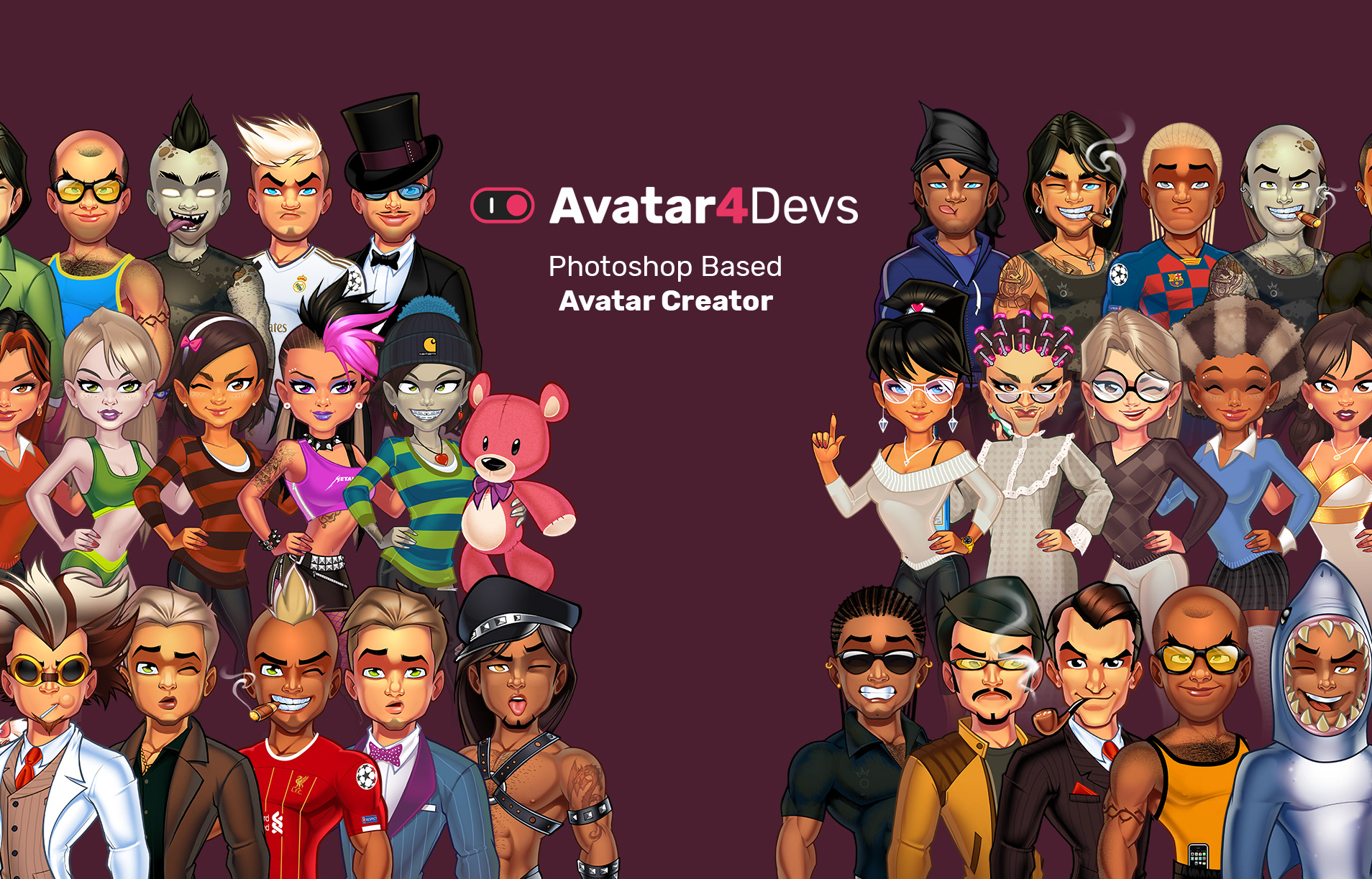 Avatar Creator  by Avatar4Devs on Behance